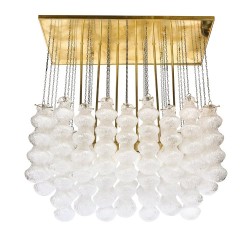 IQ2832 MURANO GLASS CHANDELIER