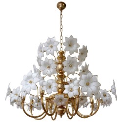 IQ2844 MURANO GLASS CHANDELIER