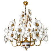 IQ2845 GILT BRASS CHANDELIER