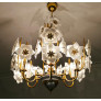IQ2845 GILT BRASS CHANDELIER