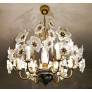 IQ2845 GILT BRASS CHANDELIER
