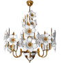 IQ2845 GILT BRASS CHANDELIER