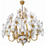 IQ2845 GILT BRASS CHANDELIER