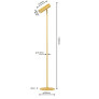 IQ8131 LANCELOT PIVOTING FLOOR LAMP