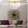 IQ8144 CASCADING GLASS CHANDELIER