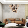 IQ8182 BOOM BURST AMBER CHANDELIER