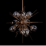 IQ8182 BOOM BURST AMBER CHANDELIER