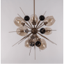 IQ8182 BOOM BURST AMBER CHANDELIER