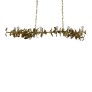 IQ8415 EUCALYPTUS LEAF BRASS CHANDELIER