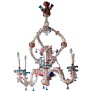 IQ8481 COLORFUL MURANO CHANDELIER