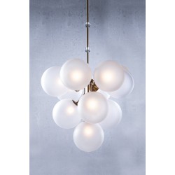 RUFUS GLASS GLOBE CHANDELIER