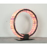 WM2727 PURPLE QUARTZ TABLE LAMP