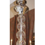 PS2036 CLEAR MURANO GLASS CHANDELIER