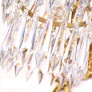 PS2100 CRYSTAL COPPER CHANDELIER