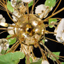 PS2105 18 LIGHTS CERAMIC FLOWER PENDANT
