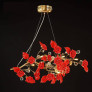 PS2106 9 LIGHTS CERAMIC FLOWER PENDANT
