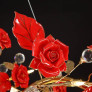 PS2106 9 LIGHTS CERAMIC FLOWER PENDANT