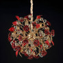 PS2107 CREATIVE CERAMIC FLOWER PENDANT