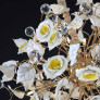 PS2111 RETRO PASTORAL CERAMIC PENDANT