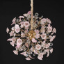 PS2114 RETRO GOLD PASTORAL CERAMIC PENDANT