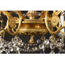 PS3037 French Louis XVI Bronze and Crystal Chandelier
