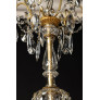 PS3037 French Louis XVI Bronze and Crystal Chandelier