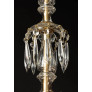 PS3037 French Louis XVI Bronze and Crystal Chandelier