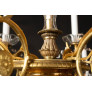 PS3037 French Louis XVI Bronze and Crystal Chandelier