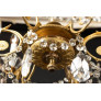 PS3037 French Louis XVI Bronze and Crystal Chandelier