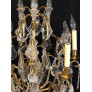 PS3039 French Bronze and Crystal Gilt Chandelier