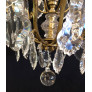 PS3039 French Bronze and Crystal Gilt Chandelier