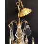 PS3039 French Bronze and Crystal Gilt Chandelier