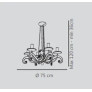 PS6015 SOFIA CHANDELIER