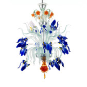 PS6110 Iris Blue Traditional chandelier