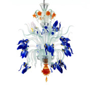 PS6110 Iris Blue Traditional chandelier