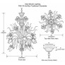 PS6110 Iris Blue Traditional chandelier