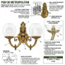 PS9130 METROPOLITAN WALL SCONCE