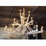 WM2718 PLYWOOD CHANDELIER