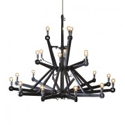 WM2718 PLYWOOD CHANDELIER
