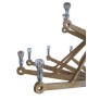 WM2718 PLYWOOD CHANDELIER