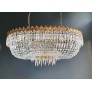 IQ8259 LOW OVAL PLAFONNIER CHANDELIER