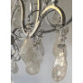 PS2628 LARGE SILVER LEAF CHANDELIER