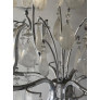 PS2628 LARGE SILVER LEAF CHANDELIER
