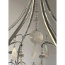 PS2628 LARGE SILVER LEAF CHANDELIER