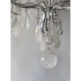 PS2628 LARGE SILVER LEAF CHANDELIER