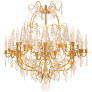PS2637 ORMOLU CAGE CHANDELIER