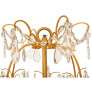 PS2637 ORMOLU CAGE CHANDELIER