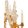 PS2637 ORMOLU CAGE CHANDELIER