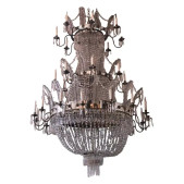 PS2642 LARGE ENTRY CRYSTAL CHANDELIER