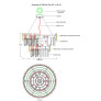IQ2154 LUXURY CRYSTAL CHANDELIER